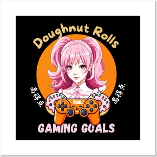 Doughnut Gamer Girl Posters and Art